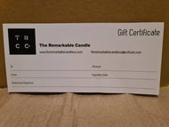 The Remarkable Candle Co Gift Cards